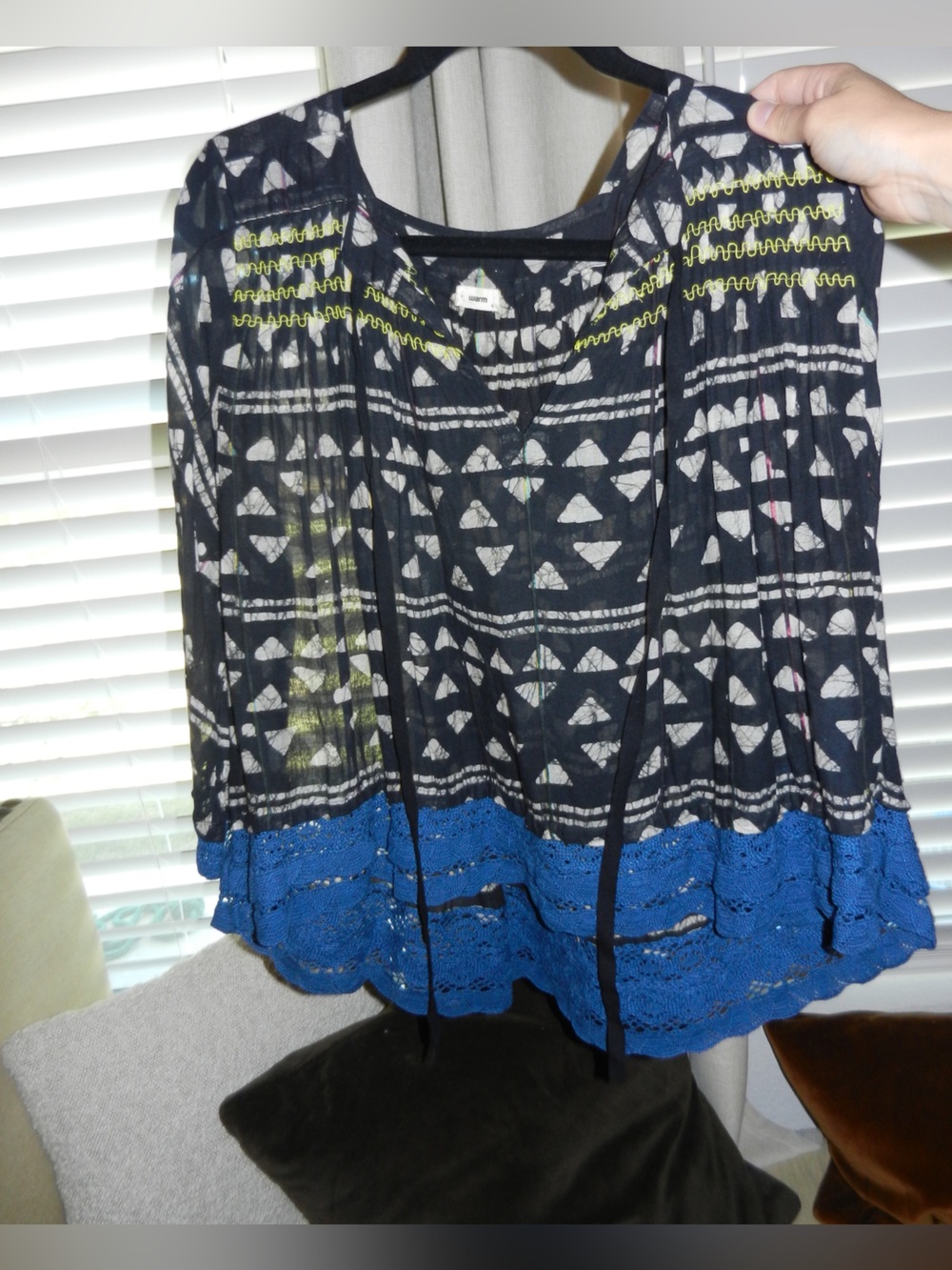 Warm Boho Pattern Top